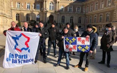 Thomas Joly était à Amiens pour manifester contre la dictature sanitaire.