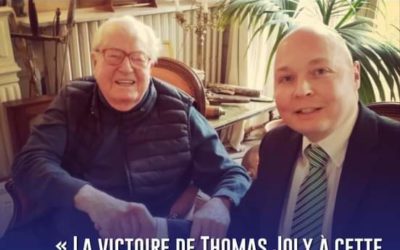 Législative dans l’Oise : soutien de Jean-Marie Le Pen a Thomas Joly.