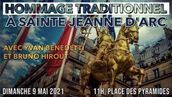 Dimanche 9 mai, hommage à Jeanne d’Arc