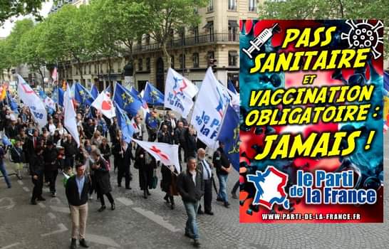 Passe sanitaire : un communiqué de Thomas Joly, Président du PdF.