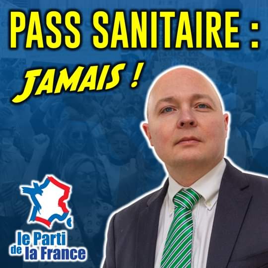 Mobilisation contre le passe sanitaire : un communiqué de Thomas Joly.