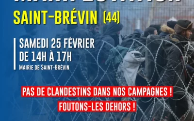 Non à l’invasion migratoire à Saint-Brévin (44) !