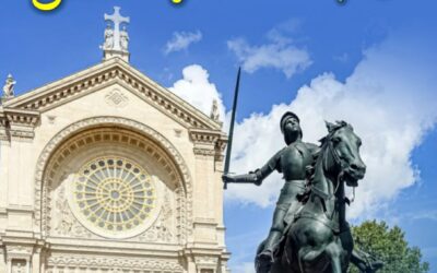 1er Mai, paris : Hommage a ste Jeanne d’Arc.
