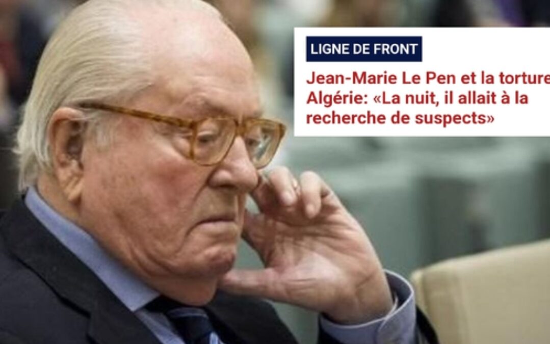 Les cafards de Libération s’en prennent encore et toujours à Jean-Marie Le Pen !