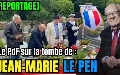 Le PdF sur la tombe de Jean-Marie Le Pen (24/05/2025)