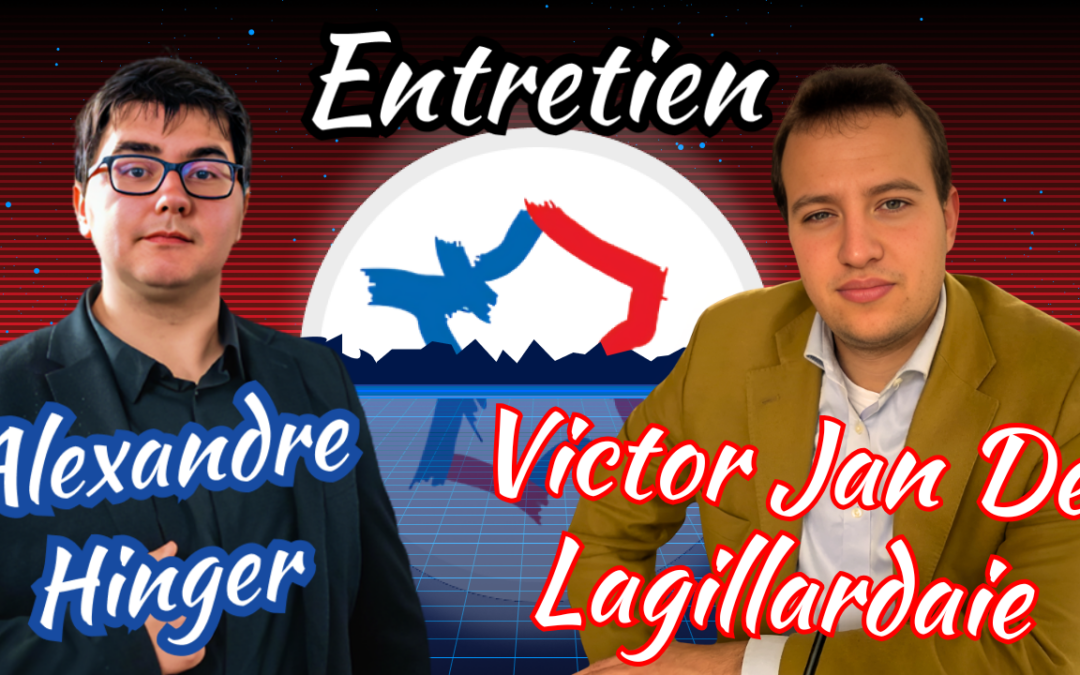 Alexandre Hinger reçoit le Délégué général adjoint du Parti de la France, Victor Jan de Lagillardaie
