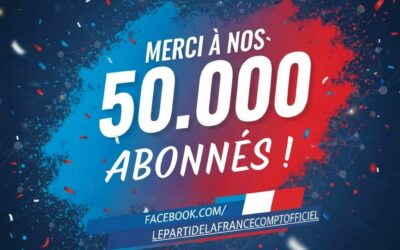 Nous sommes 50.000 sur Facebook !