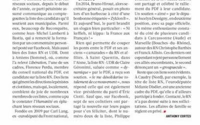 Quand L&rsquo;Humanité parle du Parti de la France…