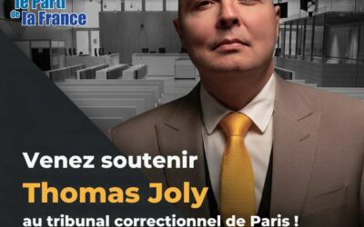 Thomas Joly au tribunal jeudi 7 mai, venez le soutenir !