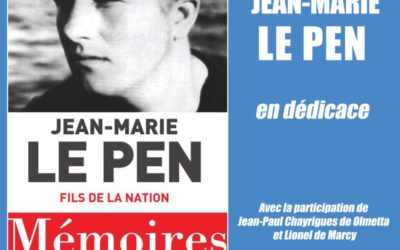 17 mars : dédicace de Jean-Marie Le Pen à Paris