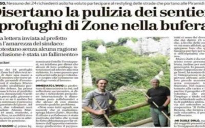 Brescia (Italie) : le maire demande à des migrants de participer à une opération citoyenne de nettoyage des sentiers, ils répondent qu’ils ne sont pas venus là pour travailler