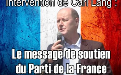 Carl Lang à la Fête du pays réel