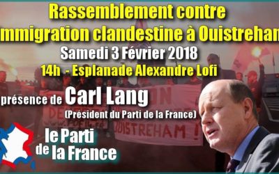 Grand rassemblement contre l’immigration clandestine Ouistreham (14)