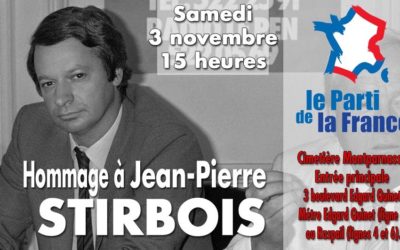 Hommage à Jean-Pierre Stirbois samedi au cimetière Montparnasse