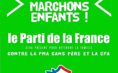 Le 6 octobre 2019: MARCHONS ENFANTS !