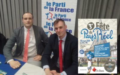 Le Parti de la France présent à la Fête du Pays Réel samedi 30 mars à Rungis