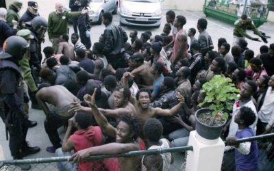 Quelque 115 migrants ont pénétré mercredi dans l’enclave espagnole de Ceuta en escaladant la haute clôture frontalière avec le Maroc