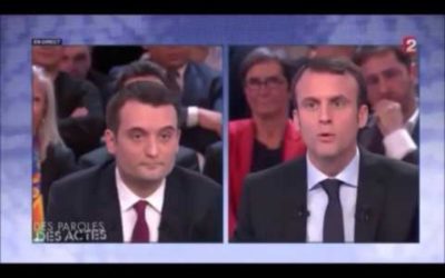 Débile dérision anti-catholique du sieur Philippot sous prétexte de se gausser de l’execrable Macron
