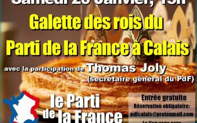 Galette des rois à Calais le samedi 20 janvier