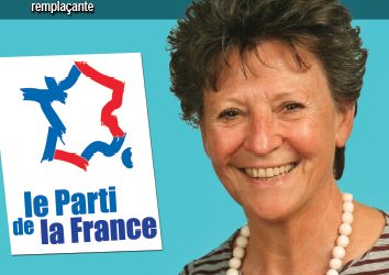 Michèle Carayon , candidate du Parti de la France dans les Bouches du Rhône