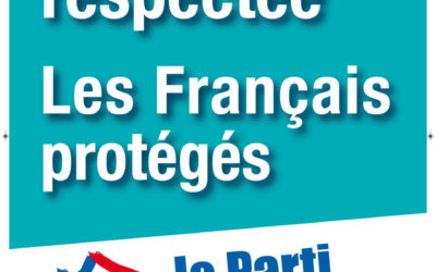 Deux affiches du Parti de la France