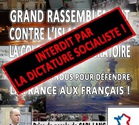 L’État socialiste interdit le Rassemblement du Parti de la France à Amiens !