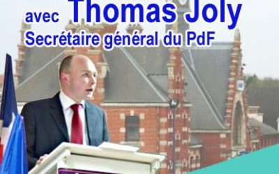 Thomas Joly en réunion à Albert (80)